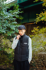 가짜 다운 조끼