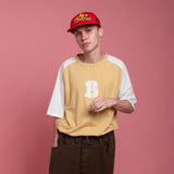 웨이브 라글란 티셔츠