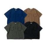 Tolomile loose front pocket shirt【AZR-BL-0001-037】