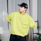 Military wrap pocket drawcord T-shirt 【AZR-BALLSY-22SS-AA】