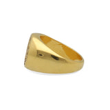 MSB circle logo motif ring