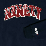 拼貼徽標半拉鍊汗