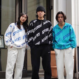 student apathy logo knit polo 【AZR-SA-0001-013】