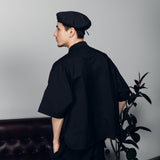 Military-like China shirt 【AZR-BL-0001-017】