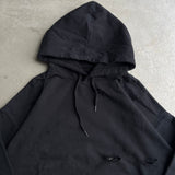 distressed loose hoodie