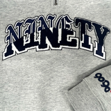 拼貼徽標半拉鍊汗