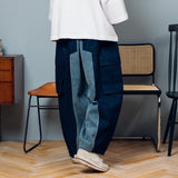 Docking balloon denim cargo pants【AZR-BL-0001-031】