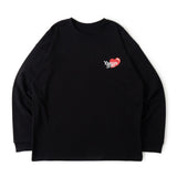心臟徽標長T卹