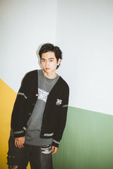 "N" Logo Stitch Cardigan