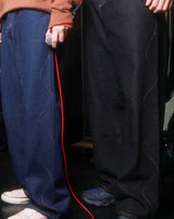 웨이브 클래식 데님 바지