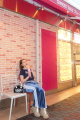 "NOPEGIRL" Signature Ringer T Shirt