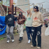 YS 나비 로고 하프 ZIP 니트