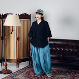 Wide Zip Balloon Nylon Pants【AZR-BL-0001-010】