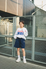 RUSSELL✖HTH collabo college sweat