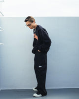 1tuck wide cargo pants