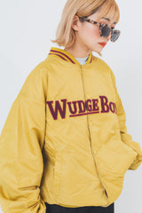 WudgeBoy logo nylon stadium jumper