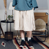 Military snake pattern faux leather shorts 【AZR-BL-0001-013】