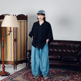 Wide Zip Balloon Nylon Pants【AZR-BL-0001-010】