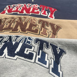 拼貼徽標半拉鍊汗