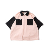 studentapathy zip up work shirts【AZR-SA-0001-018】