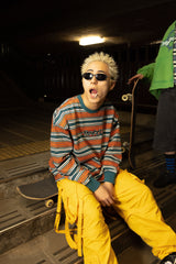 9090 Techno Stripe長T卹