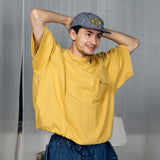 Military wrap pocket drawcord T-shirt 【AZR-BALLSY-22SS-AA】