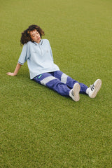 “ B”徽章針織polo襯衫