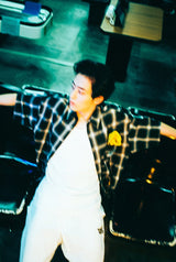 國王徽標漸變襯衫