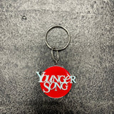 Universal logo circle keychain