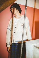 "N" Logo Stitch Cardigan