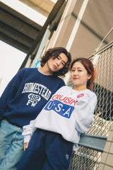 RUSSELL✖HTH collabo college sweat