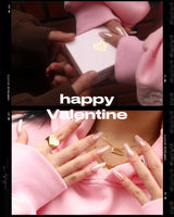 HTH心臟徽標項鍊