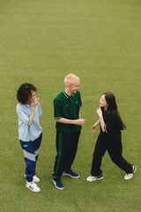 “ B”徽章針織polo襯衫