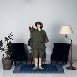 Military like apron vest 【AZR-BL-0001-018】