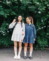 Original denim casual dress 【HT0165】