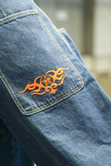 9090 Techno氣球牛仔褲