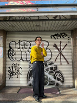 YS taperd color denim