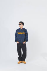 WudgeBoy logo nylon stadium jumper