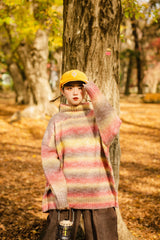 그라데이션 터트로 니트