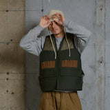 사냥 퀼트 패딩 조끼