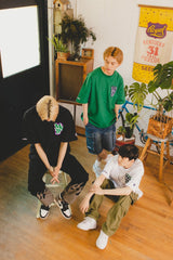 MSB LOGO DENIM SHORTS