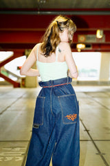 9090 Techno氣球牛仔褲