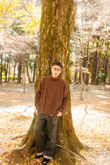 cable turtleneck knit