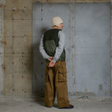 사냥 퀼트 패딩 조끼