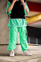 9090 테크노화물 바지