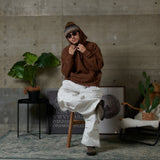 distressed loose hoodie