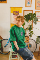 MSB LOGO DENIM SHORTS