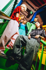 9090旅行彩色牛仔布