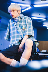 國王徽標漸變襯衫