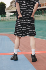 MSB logo patterned pants